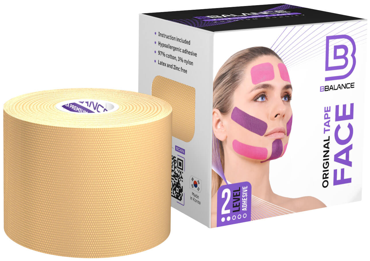 Face tape beige 5 cm x 5 m