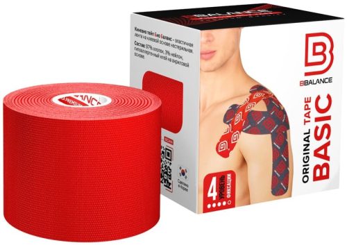 basic body tape red 5 cm x 5 m